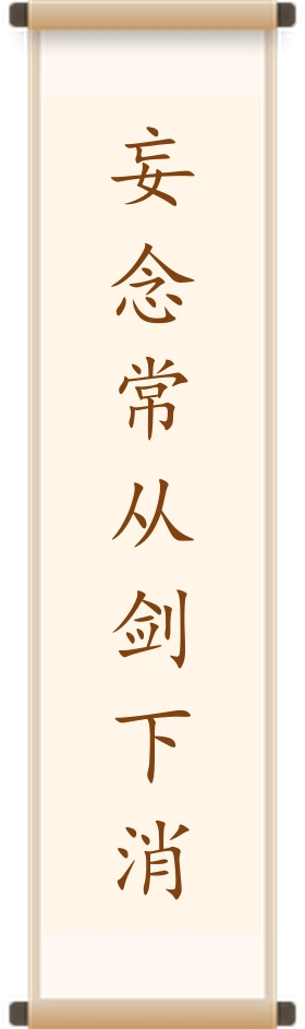 妄念常从剑下消